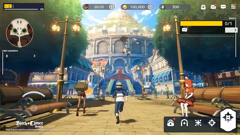 Black Clover M gameplay screenshot