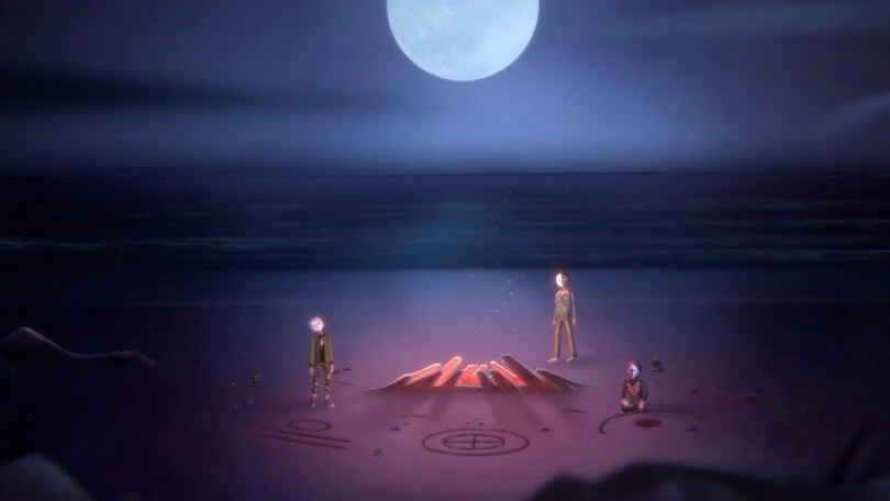 Exemple gameplay Oxenfree Jeux d'horreur mobile 