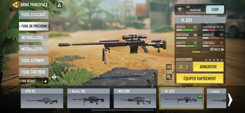best Call of Duty mobile weapons tier list: sniper rifle