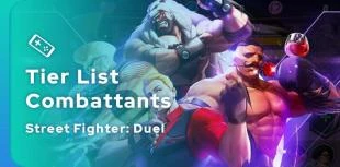 Tier list Street Fighter: Duel des meilleurs combattants personnages