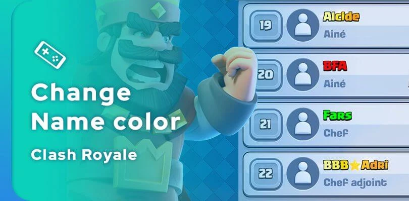 Put your Clash Royale name in color - Mobi.gg