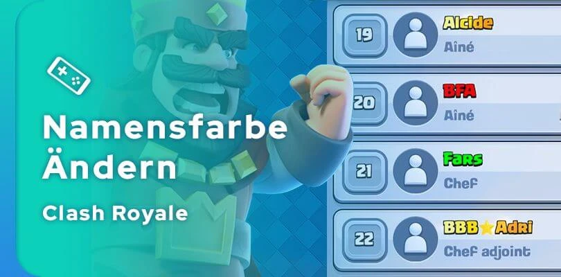 Setzen Sie seinen Clash Royale Spitznamen in Farbe - Mobi.gg