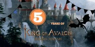5 years King of Avalon events