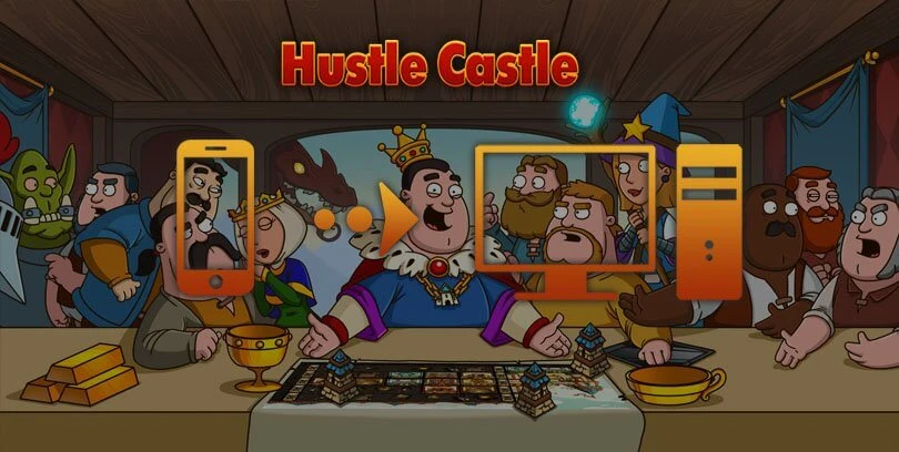 comment jouer à hustle castle sur pc