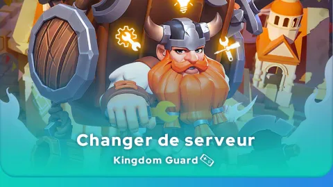 changer de serveur Kingdom Guard