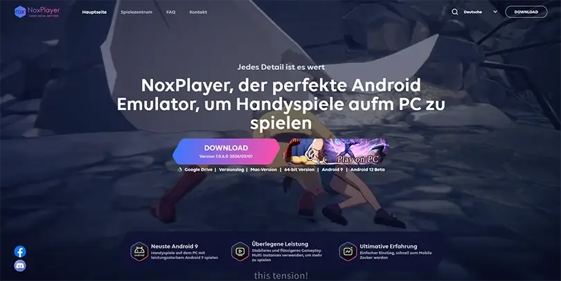 NoxPlayer, ein Android-Emulator für den Mac