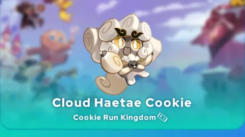 Cloud Haetae Cookie toppings