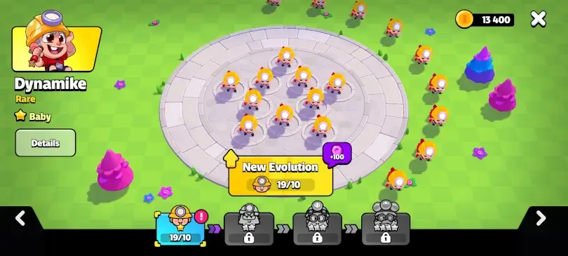 how to evolve Squad Busters characters