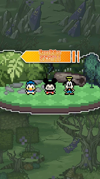 Expédition dans Disney Pixel RPG