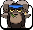 Clash Royale Grass Ram Emote Chewing