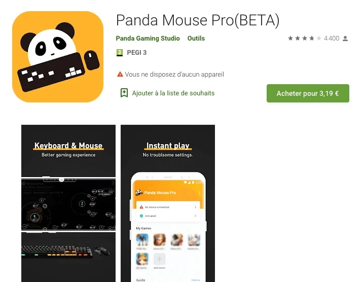 Panda Mouse Pro Anwendung