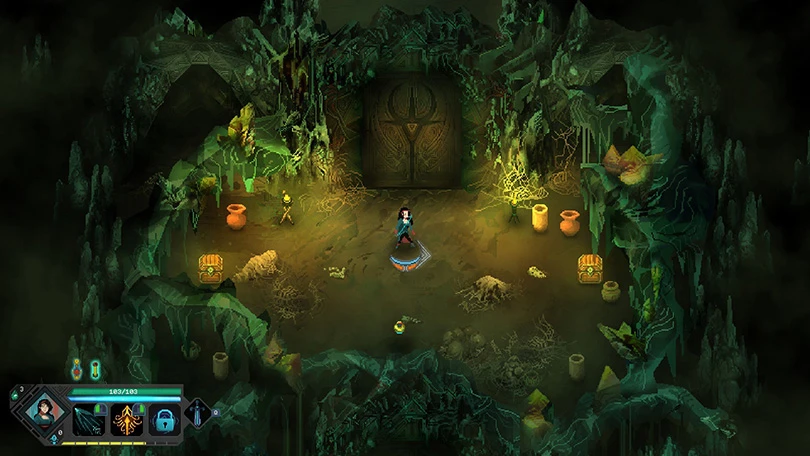 The dungeons in Children of Morta