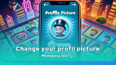 How do I change my profile picture on Monopoly GO?