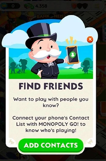 Invite Monopoly GO friends