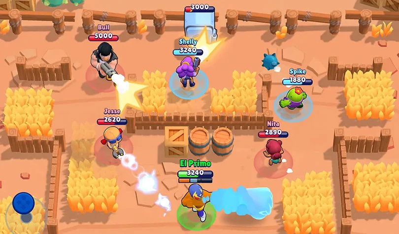 Gameplay de Brawl Stars