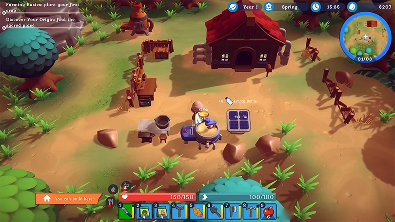 Gameplay de Spirit of the Island