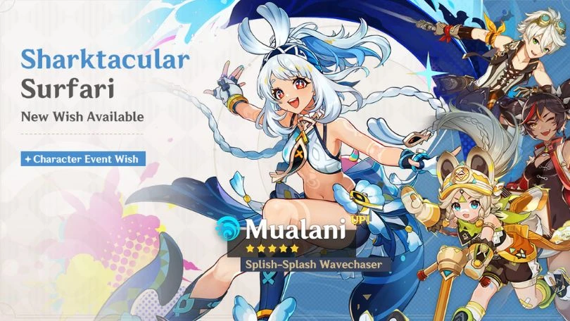 mualani genshin impact banner