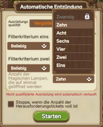 anzhal how to filter lamp in legend of Mushroom