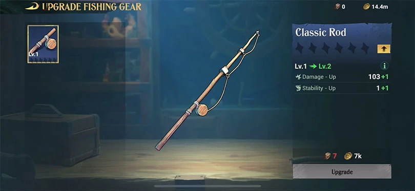 Sea of Conquest fishing rod