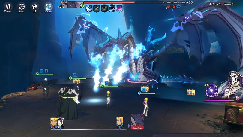 Boss fight in Lord of Nazarick