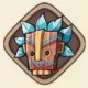 Legend of Mushroom Beast tamer Priest Mask