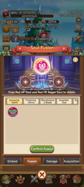 legend of mushroom pink soul stats