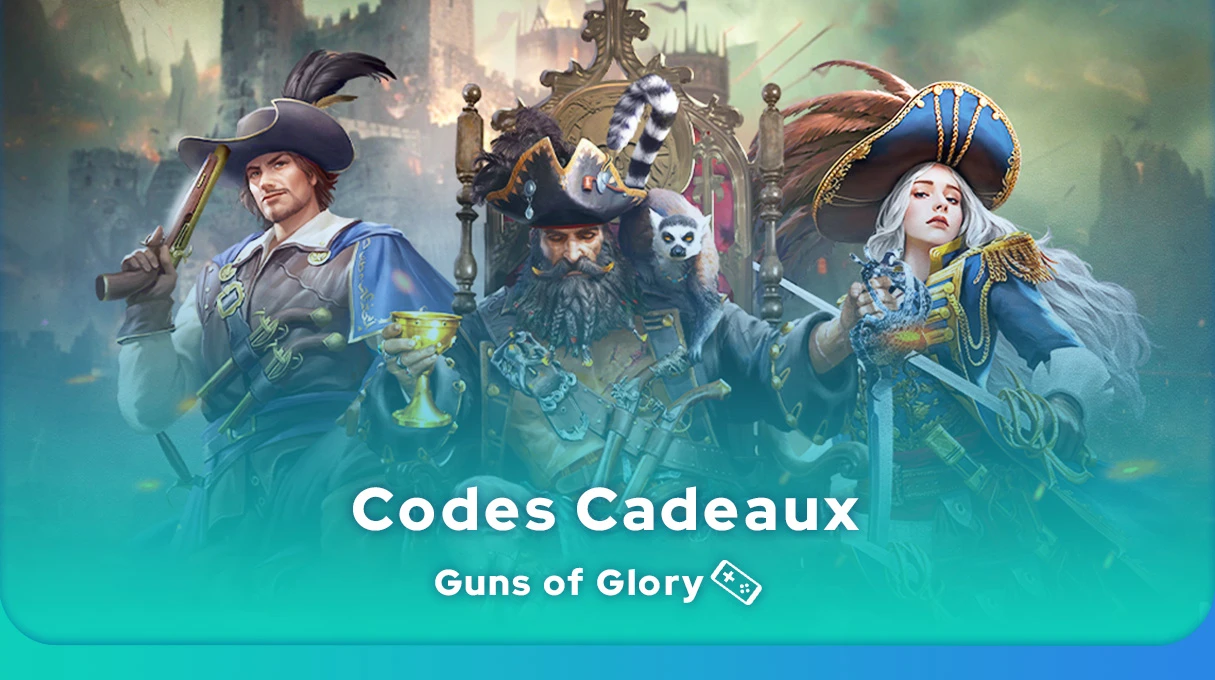 Codes cadeaux Guns of Glory