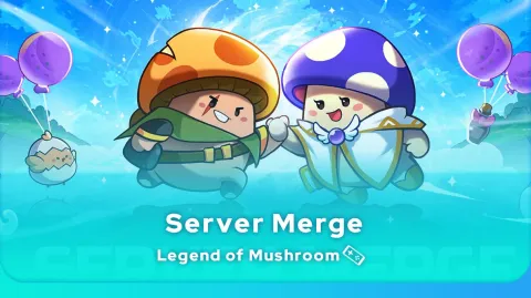 What is the Legend of Mushroom server merger?