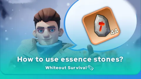 How to use essence stones in Whiteout Survival ?