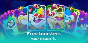 How to get Match Masters free boosters