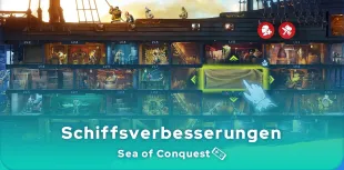 Sea of Conquest Schiffsverbesserungen