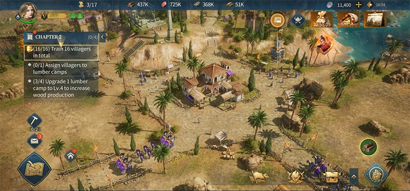 Release of Age of Empires mobile: the base