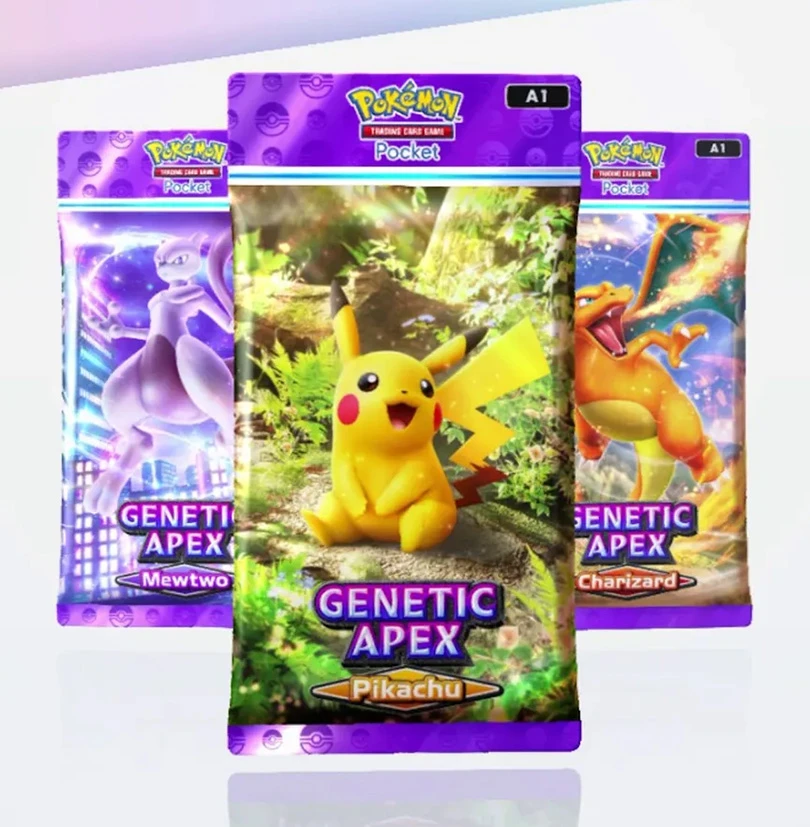 Boosters for the release of Pokémon TCG Pocket