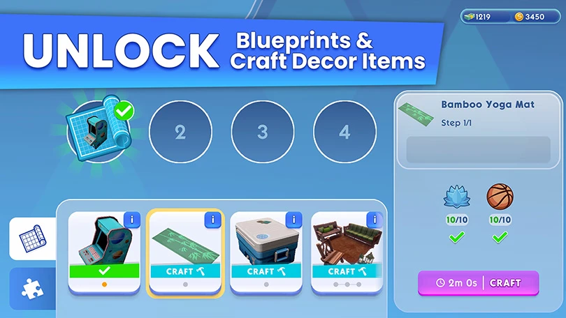 Items in Die Sims: Town Stories