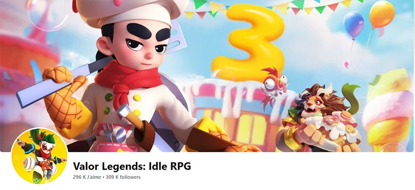 Codes cadeaux Valor Legends sur Facebook