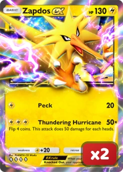 Electhor-EX x2 card for the best Pokémon TCG Pocket decks