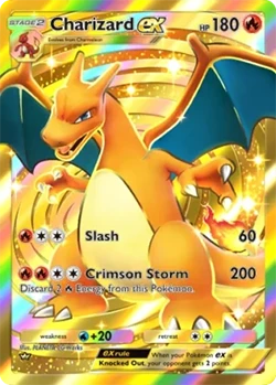 Glurak ex GOLD die seltensten Karten in Pokémon TCG Pocket.