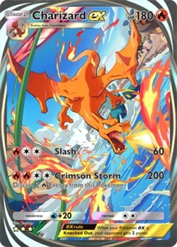 Glurak ex full art immersive, Mond der besten Karten in Pokémon TCG Pocket.