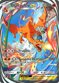 Dracaufeu ex de JCC Pokémon Pocket