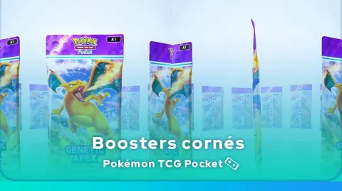 théorie des boosters cornés de Pokémon TCG Pocket