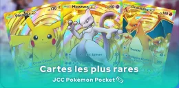 Cartes les plus rares de JCC Pokémon Pocket