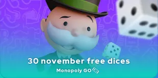 Monopoly GO free dice from 30 November 2024