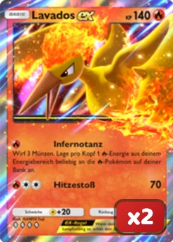 Sulfados-EX-Karte x2 für die besten Pokémon TCG Pocket-Decks