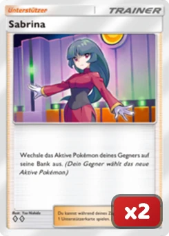 Morgana-Karte x2 für die besten Pokémon TCG Pocket Decks