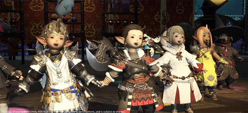 Lalafels in FFXIV mobile