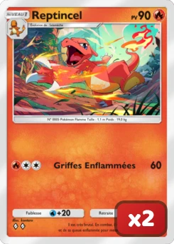 Carte Reptincel x2 pour les meilleurs decks Pokémon TCG Pocket