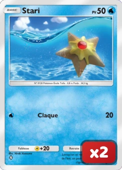 Carte Stari x2 pour les meilleurs decks Pokémon TCG Pocket