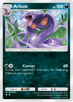 Arbok-Karte für die Pokémon TCG Pocket Tierlist