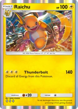 Raichu-Karte für die Pokémon TCG Pocket Tierlist