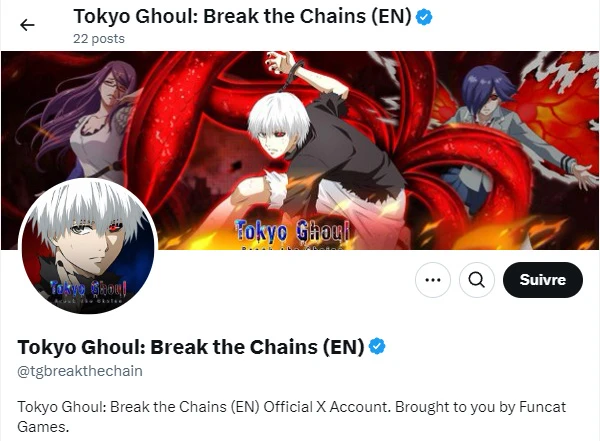 Tokyo Ghoul Break the Chains Twitter